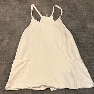 White Free People Hot Shot Mini Dress